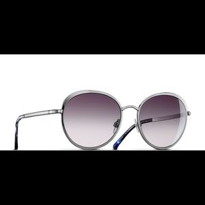 Chanel Round Sunglasses Gradient Grey Lens